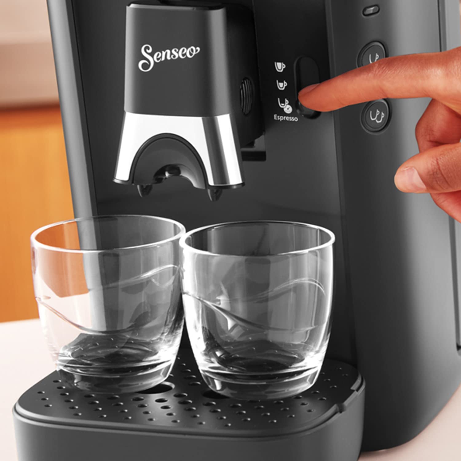 Senseo Maestro Machine à Café à Dosettes – Réservoir 1,2L, Noir, Fonction Mémo, CSA260/61 - photo 4