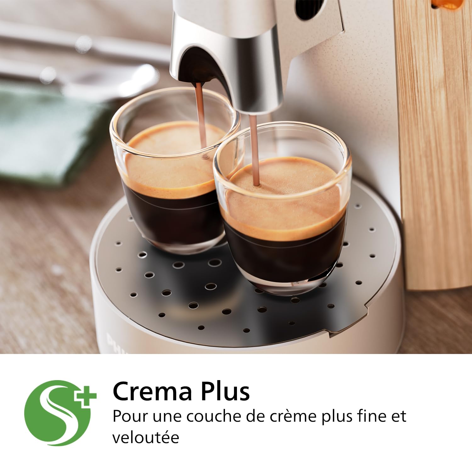 SENSEO Select Machine à Café à Dosettes – Blanc Soie, 3 Intensités, Crema Plus, CSA240/06 - photo 6