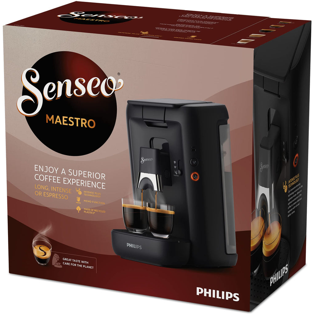Senseo Maestro Machine à Café à Dosettes – Réservoir 1,2L, Noir, Fonction Mémo, CSA260/61 - photo 5