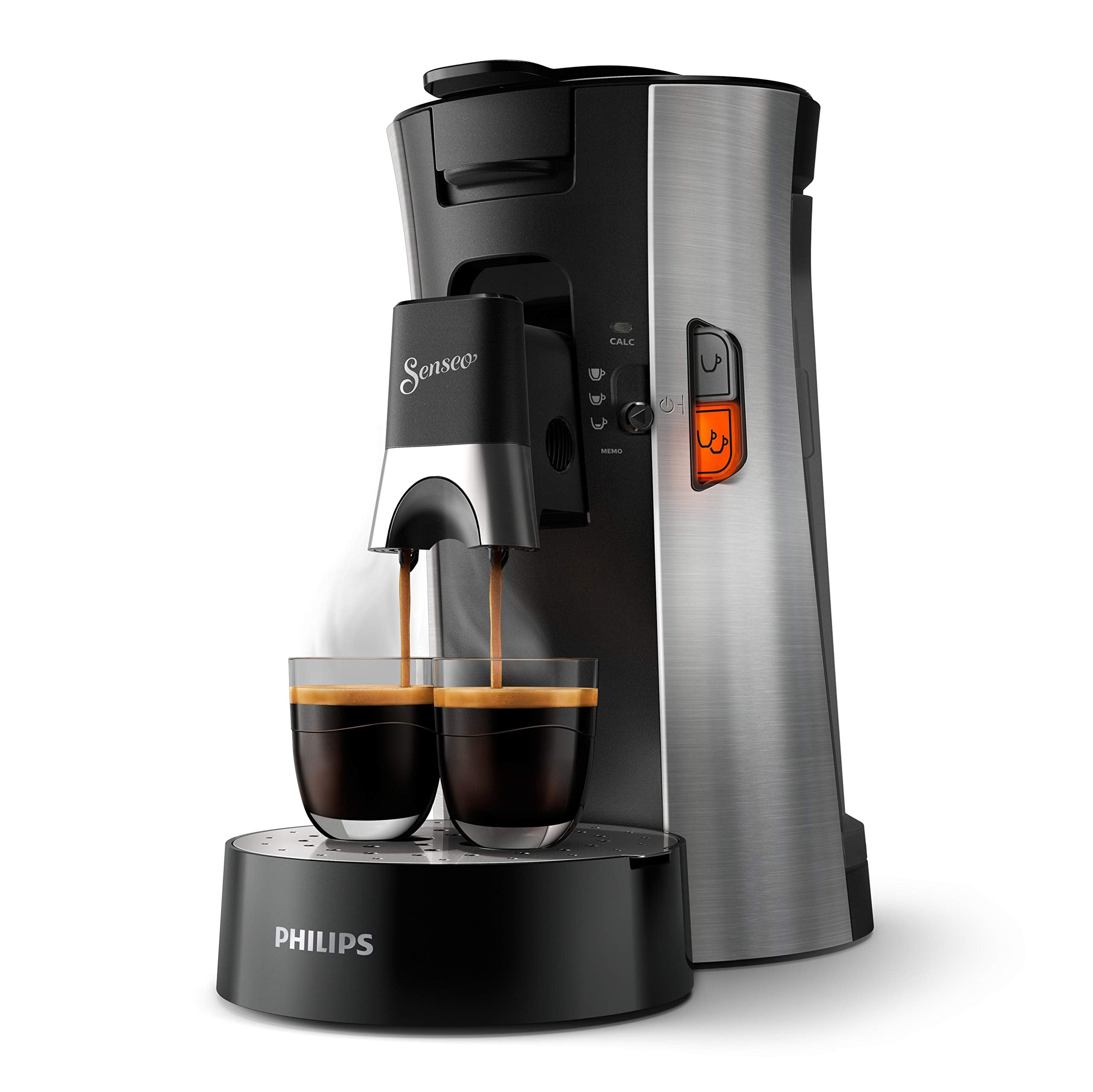 Machine à Café à Dosettes SENSEO Select Eco – Acier Brossé, Intensity Plus, Crema Plus, CSA250/10 - photo 1